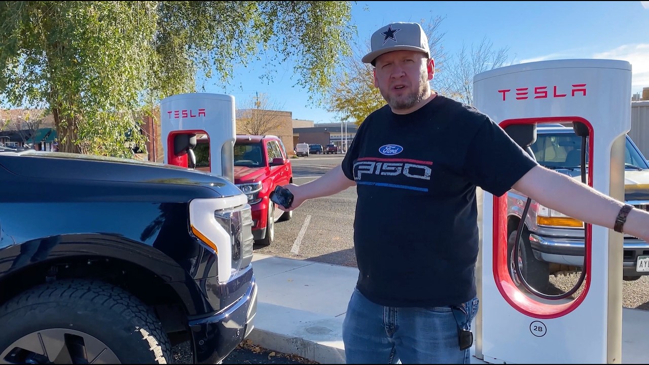 Ford Lightning - 2,700 mile - Tesla Supercharger Only Road Trip - Part 1 - Colorado to Arizona