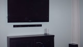 How To  Conceal Wires Behind Flat Panel Hd Tv