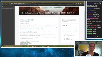 CIS 1500 - Intro to Programming ( Java ) - Course Intro & Intro to Java - Summer 2021