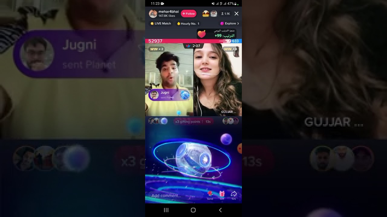 Live Match | Sofia Gujratan vs Mehar4Bhai | Sexy Tiktok Live | Bigg ...