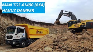 Emektarlar İş Başinda Man Tgs 41400 Havuz Damper
