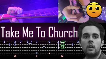 How to play 'Hozier - Take Me To Church' Guitar Tutorial [TABS] Fingerstyle