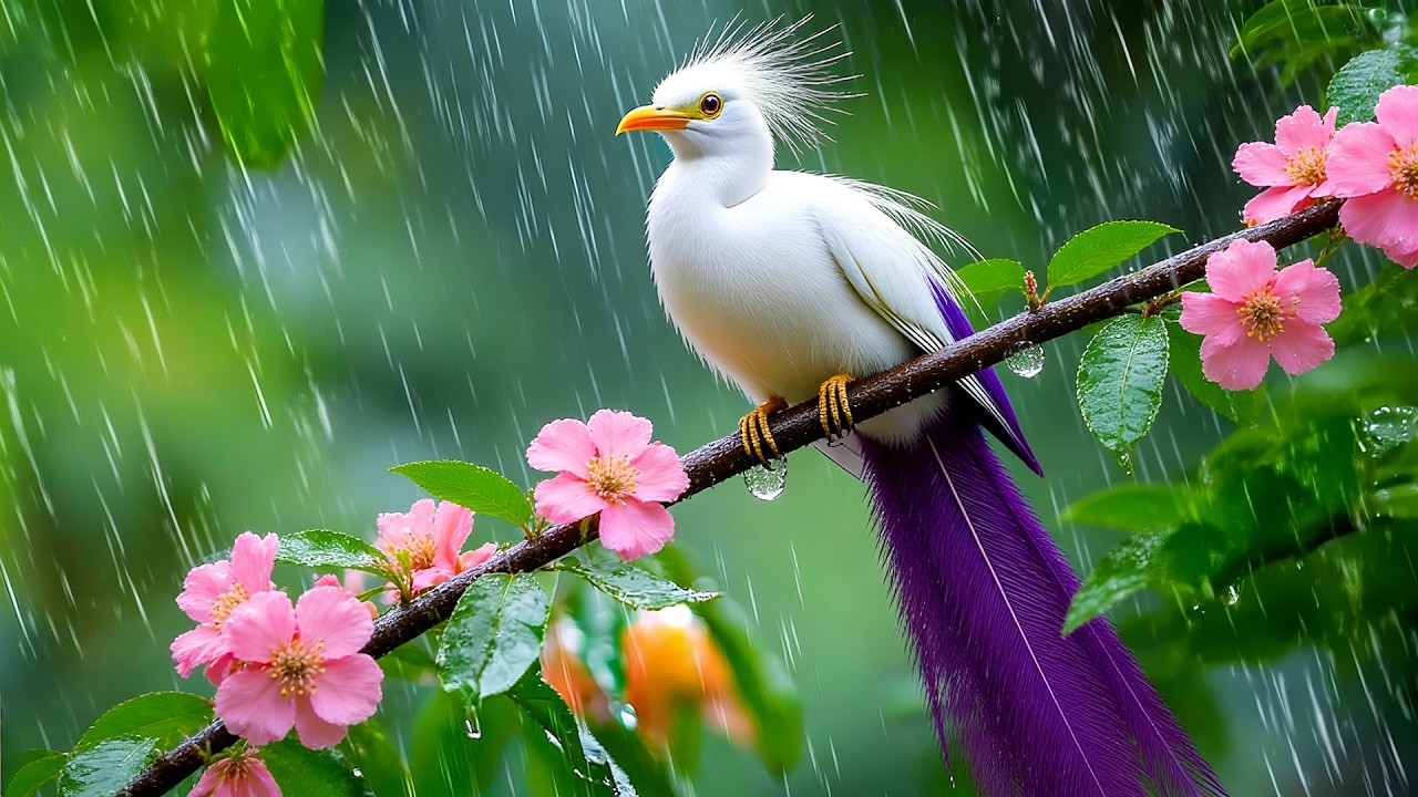 Rain & Birdsong Ambience 🌧️🍃 Relax Your Mind, Melt Stress & Anxiety Relief for Sleep