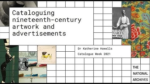 Cataloguing 19th-century artwork and advertisements
