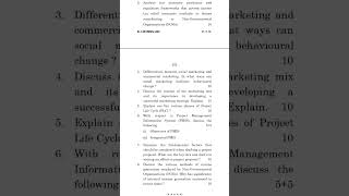 JUNE 2025 QUESTION PAPER/BMS-002/MANAGEMENT FUNCTIONS/#bms #exam #study #education