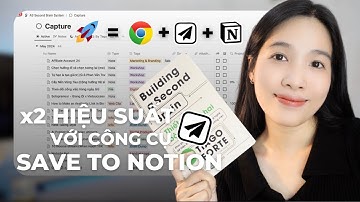 Cách mình x2 hiệu suất với công cụ Save to Notion khi xây dựng bộ não thứ 2