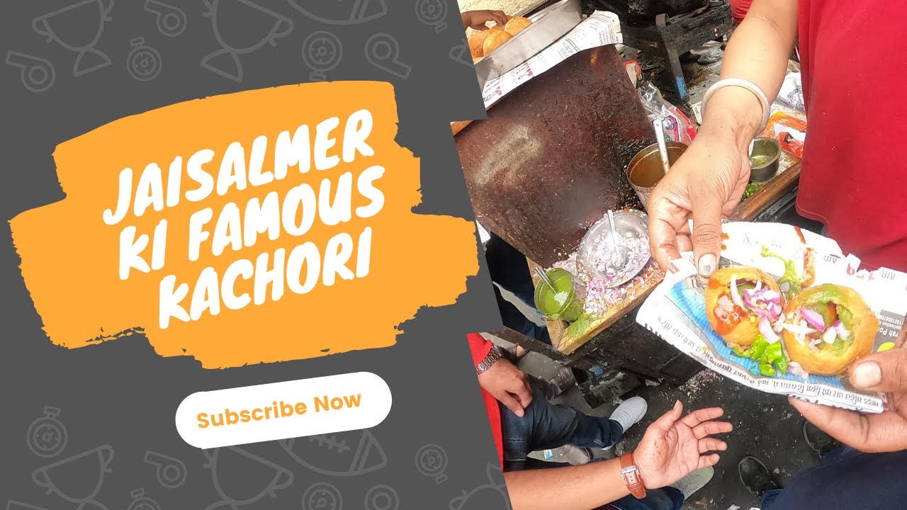Jaisalmer Ki Kachori Fateh Ki Kachori Jaisalmer Street Food
