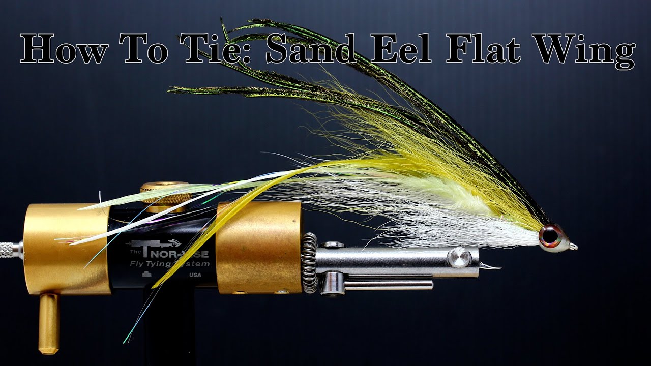 Fly Tying - Sand Eel Flat Wing - YouTube