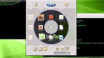 LightScribe demo in Linux Mint 12