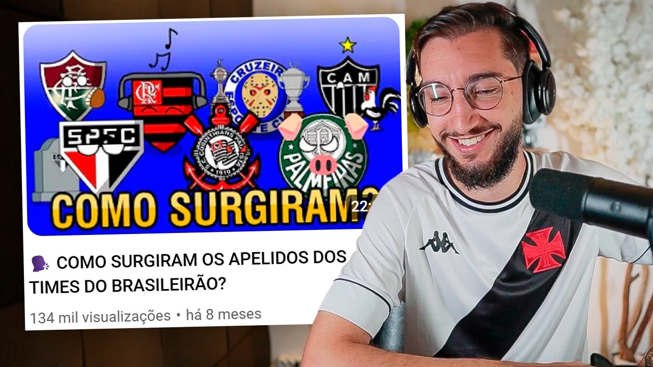 🗣️ COMO SURGIRAM OS APELIDOS DOS TIMES DO BRASILEIRÃO?