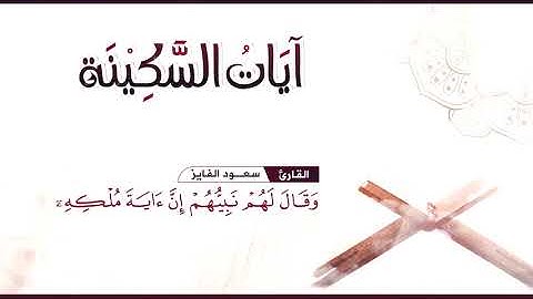ساعه كاملة من الراحة و الطمأنينة و السكينة القارئ سعود الفايز لـِتَطـمَئـِنّ قـُلوبكم❤️