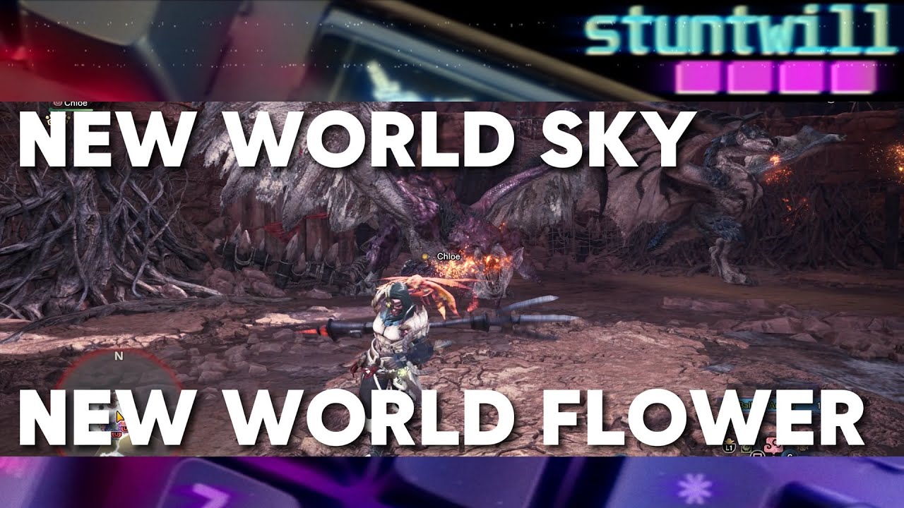 New World Sky, New World Flower (Evasion Mantle) [MONSTER HUNTER WORLD ] YouTube