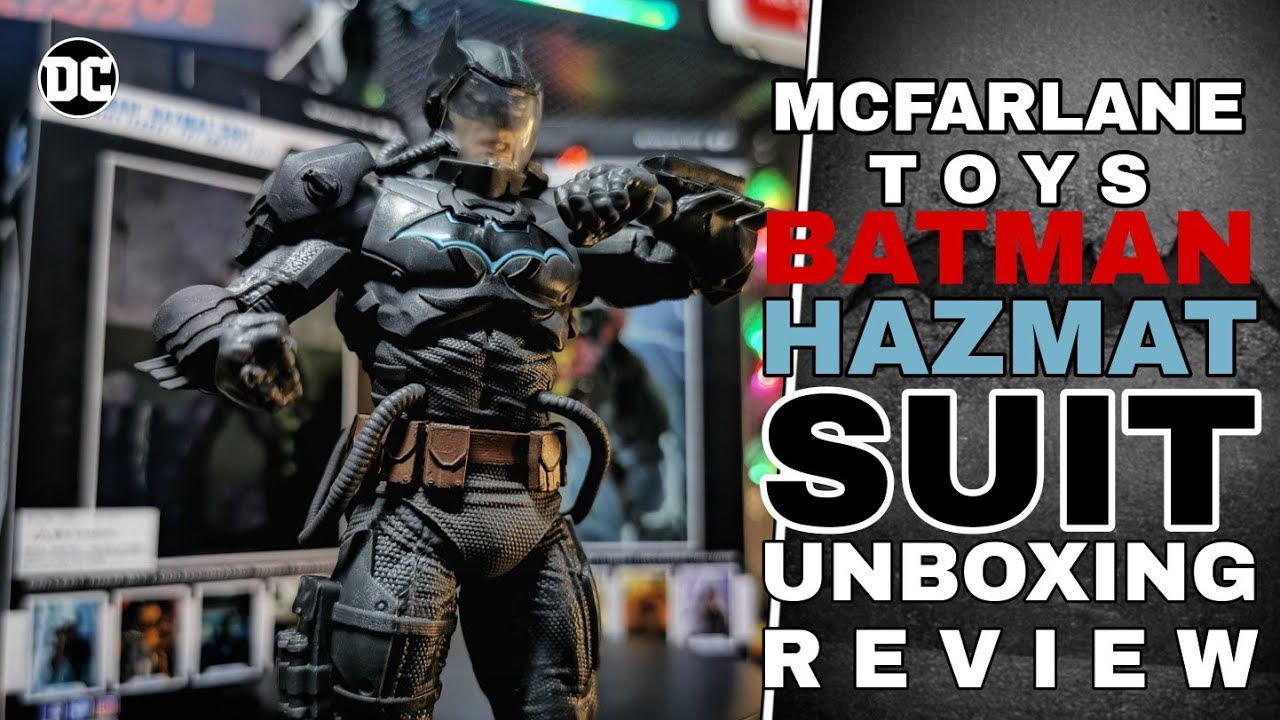 MCFARLANE TOYS BATMAN HAZMAT SUIT Unboxing & Review | Design Suitnya smart gila!! | B.MELAYU