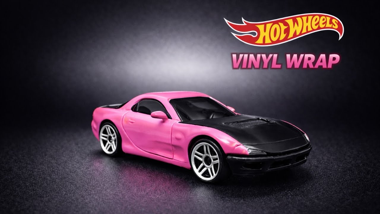 Hot Wheels Vinyl Wrap Custom — Wrapping a Diecast Car