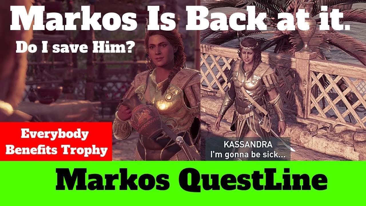 Everybody Benefits Trophy - Markos QuestLine Assassin's Creed Odyssey