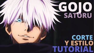 SATURO GOJO Jujutsu Kaisen (TUTORIAL CORTE de pelo y 2 Estilo) 五条 悟