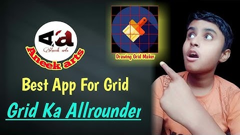 Best App For Grid Method | Grid Maker App | Best App For Using Drawing Grid Method | #grid #drawing