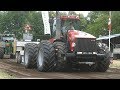 Case IH 535 Steiger Pulling The Heavy Sledge at Kjærgaard Pulling Arena | Tractor Pulling DK