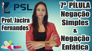 O que é negação em português?