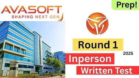 Avasoft Inperson Written Test | Round Details | Software Engineer | Cloud & DevOps Engineer