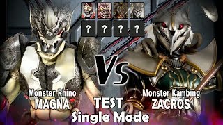 Monster Rhino Magna tes main di Single Mode, Satria Heroes Garuda Bima-X Gameplay screenshot 4