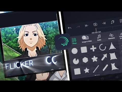 Flickering cc | alight motion tutorial