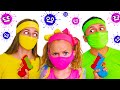 Maya and story about microbes | Kids Song by Maya and Mary