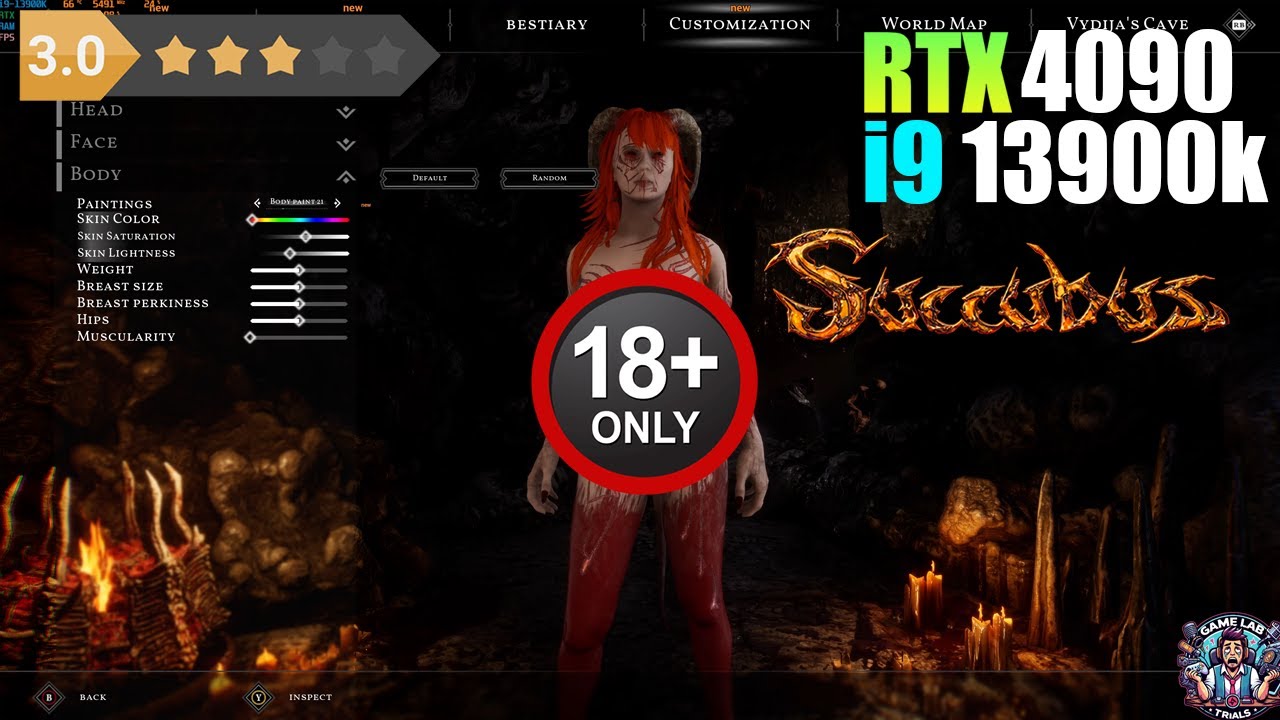 SUCCUBUS - Explicit Content 18+ - 4K (3840 x 2160) DLSS Best Settings