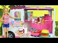 Barbie Yemek Karavanı | Yeni Barbie Oyuncak Videoları | Evcilik TV