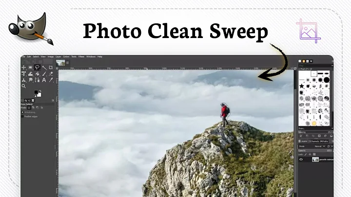 How to remove object from photo in GIMP (Flawless Edit)