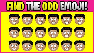 FIND THE ODD EMOJI! O15047 Find the Difference Spot the Difference Emoji Puzzles PLO