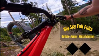 Big Sky MTB Full Pull – Buffalo Jump to Ninja Marmot POV