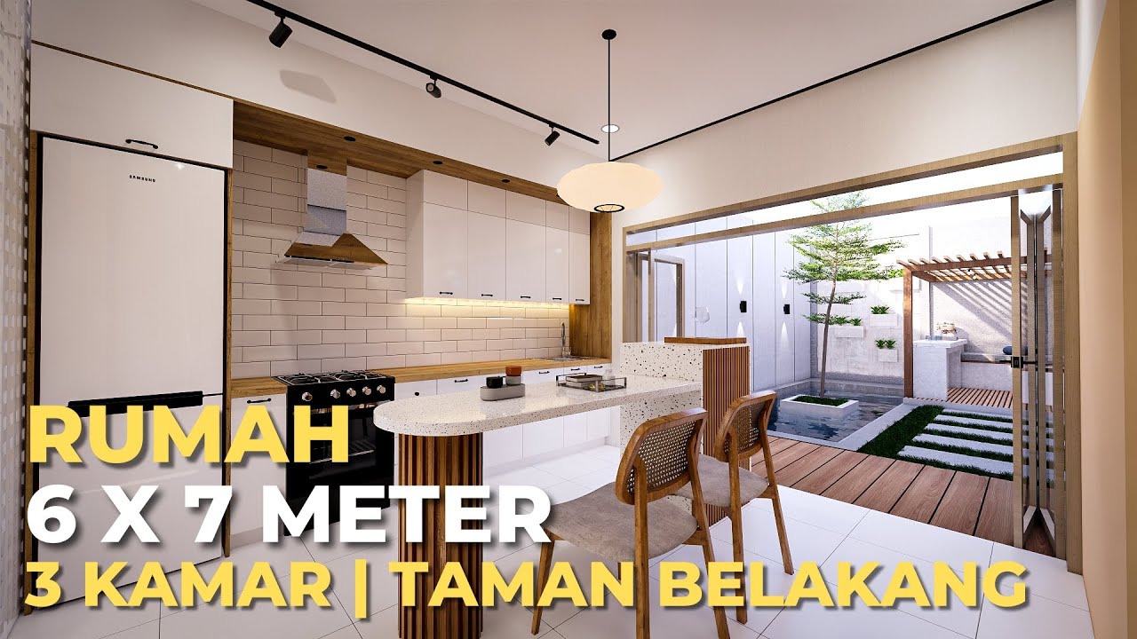 RUMAH TROPIS 6 X 7 METER 2 LANTAI | 3 KAMAR TIDUR | KECIL TAPI NYAMAN