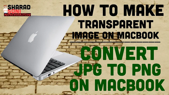 How To Make An Image Background Transparent On Mac 2020 | How To Convert JPG Image To PNG In Macbook