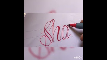 Shazu name calligraphy comment ur name subscribe @immutallyartandcalligraphy3170
