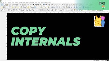 हिन्दी - Copy Internals | TUKAdesign Video Help | CAD Pattern Making Software | Hindi