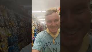 Public reactions to our ball python mango as we go through a small town Dollar general