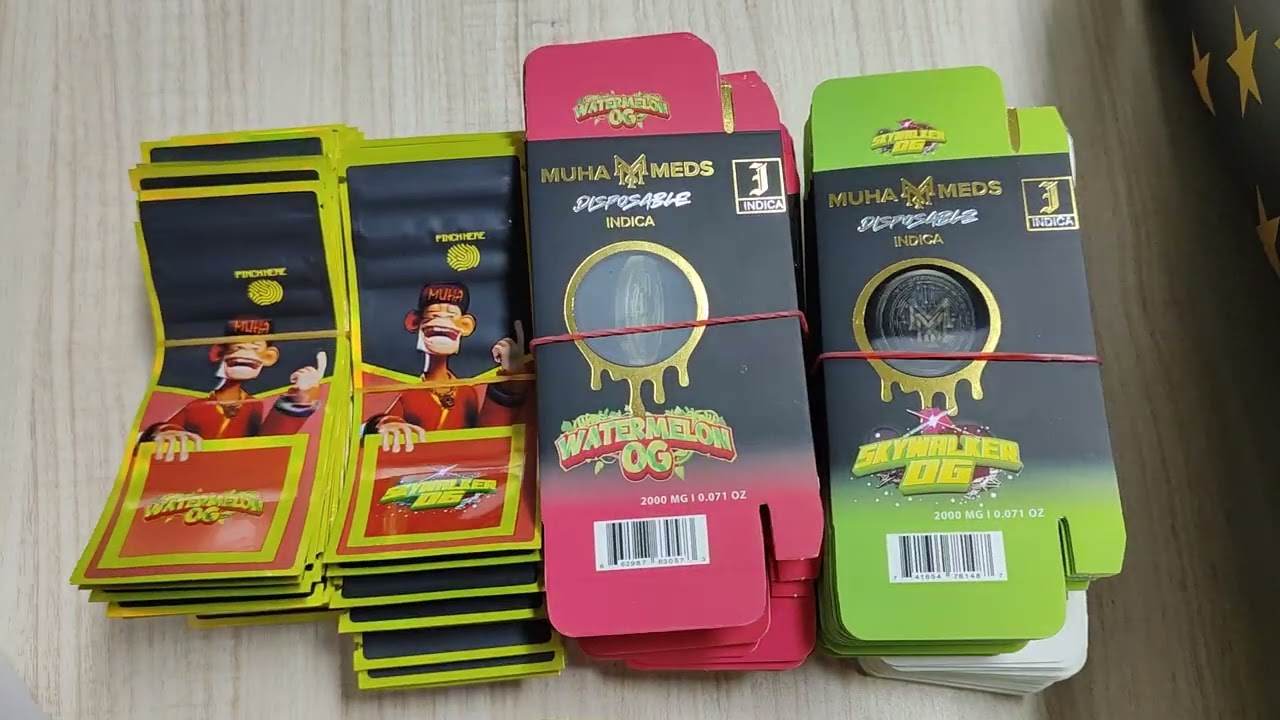 Muha meds summer edition empty with packaging 