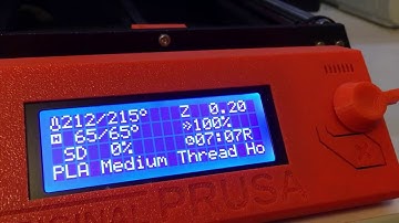 How to display time remaining on your Prusa i3 MK3 printer using Slic3r