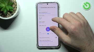 How to Change Screen Recorder Sound Settings on SAMSUNG GALAXY S23 - Screen Recording Options