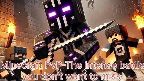 Minecraft PvP–1v1v1 with skilled players.