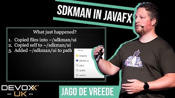 Building a native multiplatform SDKMAN in JavaFX by Jago de Vreede