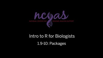 1.9-10: Packages : Intro to R for Biologists