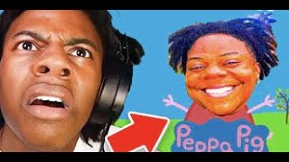 ...iShowSpeed Reacts To His Own PEPPA PIG