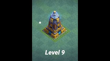 Mega Tesla level 1 to max | Upgrading Mega tesla | Clash of clans | the pranik #Shorts