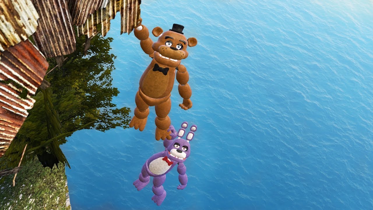 Garry's Mod not ordinary ragdolls [MOD: FNAF2 Freddy and Bonnie]