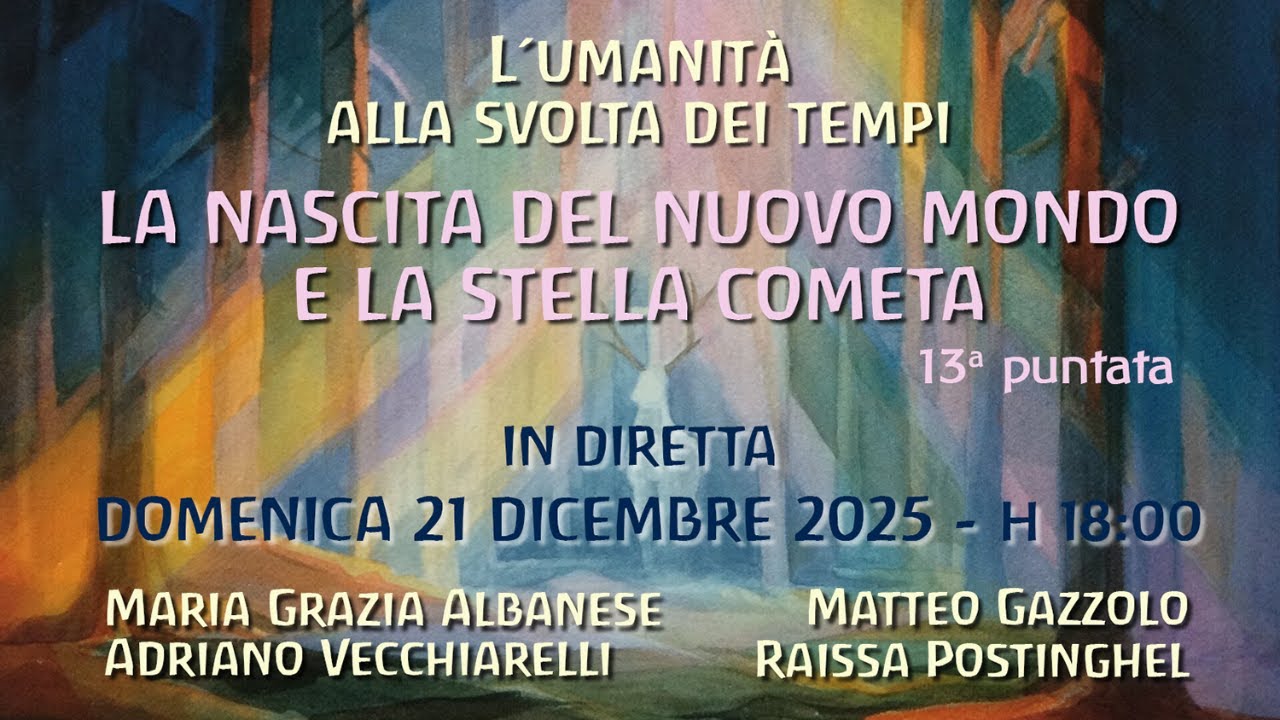 "La nascita del nuovo mondo e la stella cometa" con Maria Grazia Albanese e Matteo Gazzolo