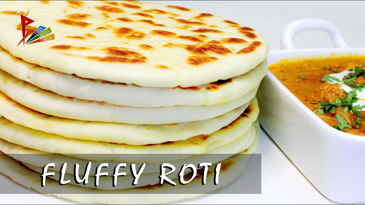 FLUFFY ROTI | பிளஃப்பி ரொட்டி | தவா நாண் | மிருதுவான ரொட்டி | SOFT ...