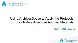 Implementing the Protocols for Native American Archival Materials at Northern Arizona University