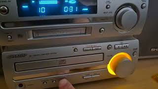 SHARP MD-MX10H Minidisc, CD, Tuner with Speakers  Wealth